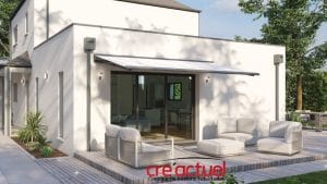 Maison cre'actuel moderne